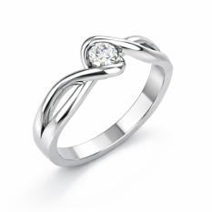 Zlatý zásnubní prsten 356