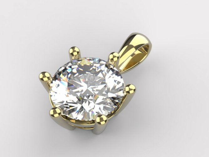 Zlatý přívěsek 018