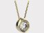 Dámský zlatý náhrdelník 013 - Barva zlata: Růžové, Typ kamene: Zirkon