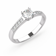 Zlatý zásnubní prsten 388