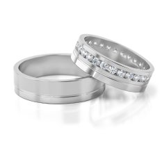 Zlaté snubní prsteny 3078