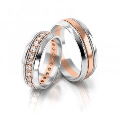 Zlaté snubní prsteny 3181