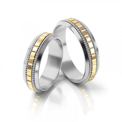 Zlaté snubní prsteny 3068
