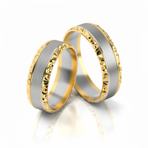 Zlaté snubní prsteny 2099