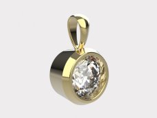 Zlatý přívěsek 012