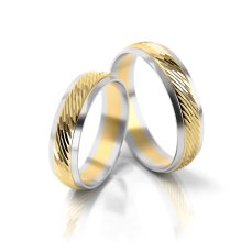 Zlaté snubní prsteny 2063