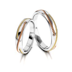 Zlaté snubní prsteny 3323