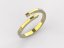 Zlatý zásnubní prsten 156