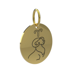 Zlatý přívěsek znamení Beran