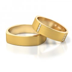 Zlaté snubní prsteny 3193