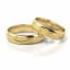 Zlaté snubní prsteny 2234 - Barva zlata: Žluté / Růžové