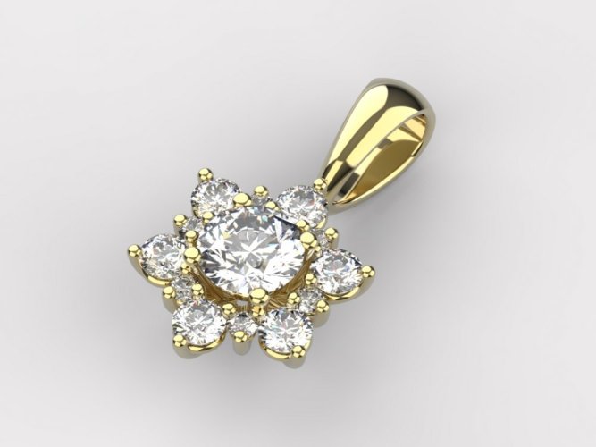 Zlatý přívěsek 011