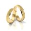 Zlaté snubní prsteny 2053 - Barva zlata: Žluté