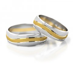 Zlaté snubní prsteny 2115