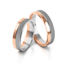 Zlaté snubní prsteny 4058