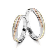 Zlaté snubní prsteny 3324
