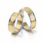 Zlaté snubní prsteny 2201 - Barva zlata: Bílé / Žluté