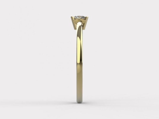 Zlatý zásnubní prsten 280