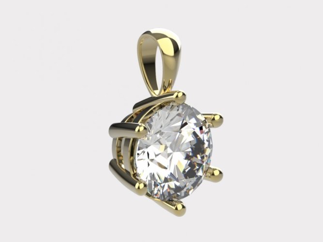 Zlatý přívěsek 018