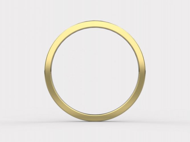 Dámský zlatý prsten 013 - Barva zlata: Bílé, Typ kamene: Moissanit