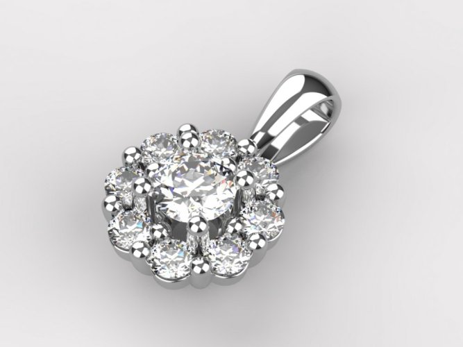 Zlatý přívěsek 010