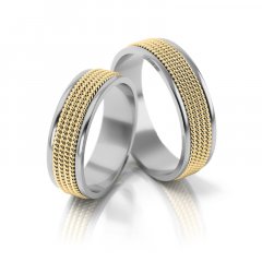 Zlaté snubní prsteny 3066