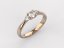 Zlatý zásnubní prsten 366