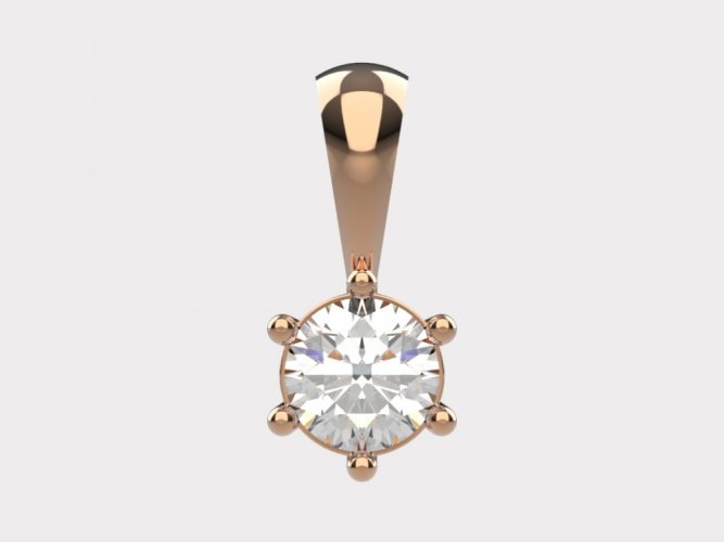 Zlatý přívěsek 018