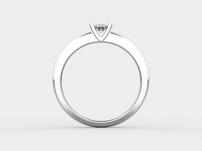 Zlatý zásnubní prsten 115