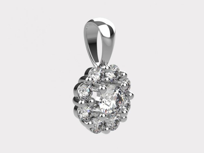 Zlatý přívěsek 010