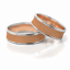 Zlaté snubní prsteny 2098 - Barva zlata: Bílé / Růžové