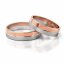 Zlaté snubní prsteny 2121 - Barva zlata: Růžové