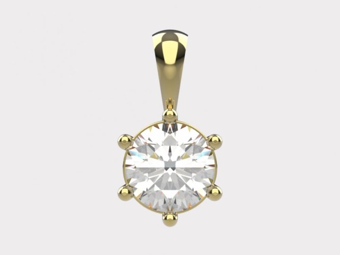 Zlatý přívěsek 018