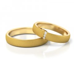 Zlaté snubní prsteny 4261