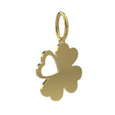 Zlatý přívěsek Čtyřlístek