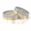 Zlaté snubní prsteny 3078 - Barva zlata: Žluté / Růžové, Typ kamene: Briliant