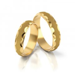Zlaté snubní prsteny 1124