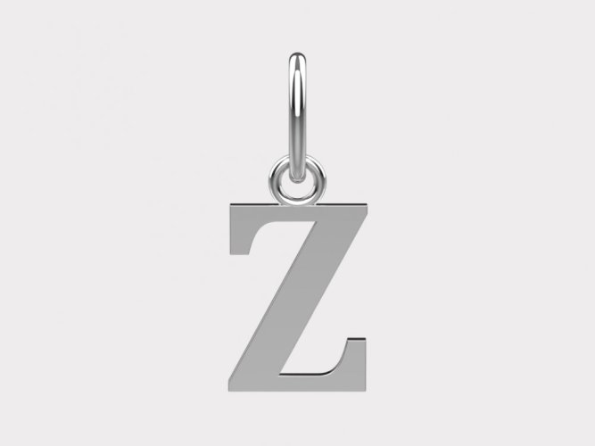 Zlatý přívěsek písmeno Z