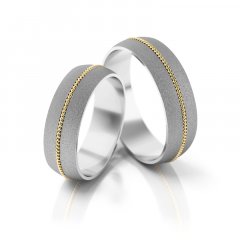 Zlaté snubní prsteny 4064