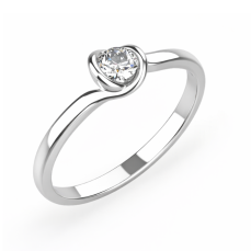 Zlatý zásnubní prsten 800