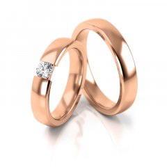 Zlaté snubní prsteny 3161