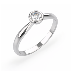 Zlatý zásnubní prsten 363