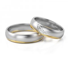 Zlaté snubní prsteny 4283