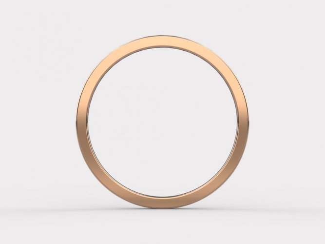 Dámský zlatý prsten 013 - Barva zlata: Růžové, Typ kamene: Briliant