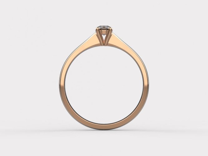 Zlatý zásnubní prsten 370