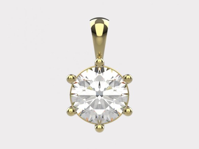 Zlatý přívěsek 018