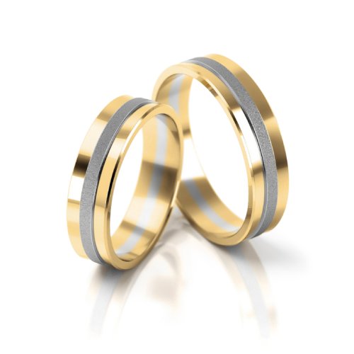 Zlaté snubní prsteny 2057 - Barva zlata: Žluté
