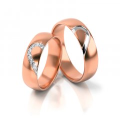 Zlaté snubní prsteny 4315
