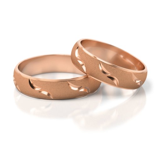 Zlaté snubní prsteny 1130 - Barva zlata: Žluté