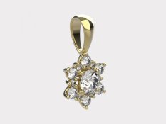 Zlatý přívěsek 011